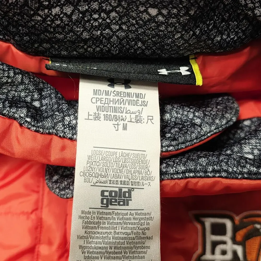 Under Armour Cold Gear Puffer Vest Full Zip Bowling Green Women's Medium NCAA